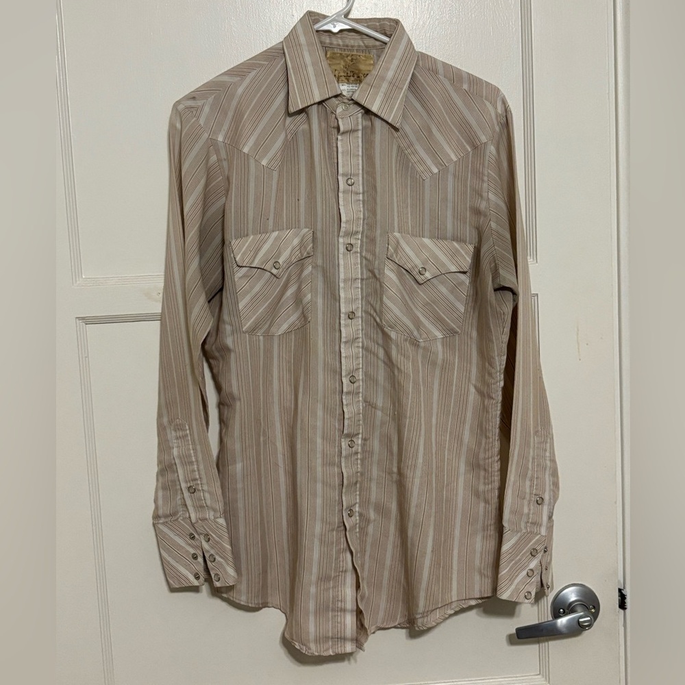 Used western pearl snap shirt.